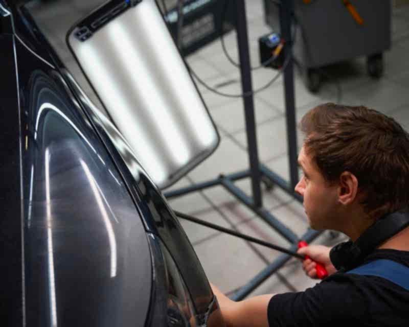 Tesla Onaylı Boyasız Kaporta Göçük Düzeltme ve Boyasız Hasar Onarımı